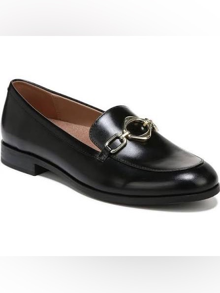 Naturalizer Black Leather Loafer Size 9.5